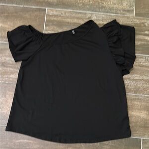 SHEIN Black Blouse Top